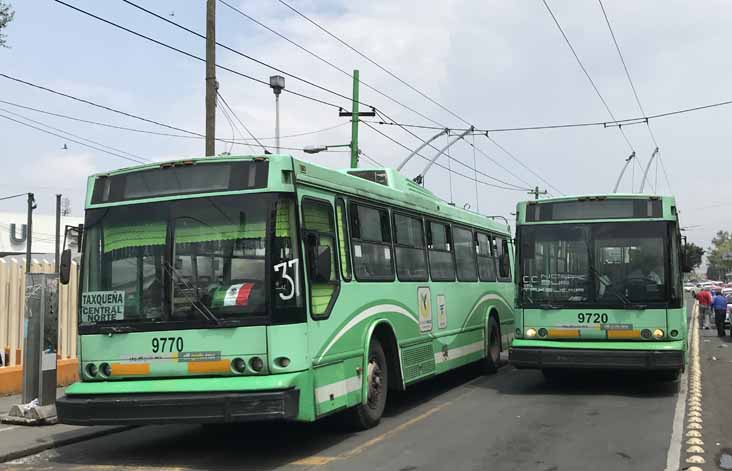 STE MASA Mitsubishi trolleybuses 9770 & 9720